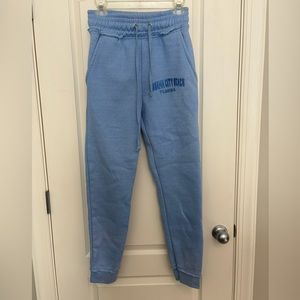 Panama City Beach sweatpants from Sunsations, never worn, small, light blue